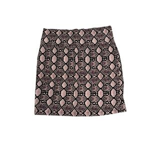 🌟🔥 BOGO Sale🔥🌟 Charlotte Russe Tan and Black Snake Print Pencil Skirt